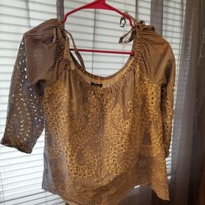 Off the shoulder lacey blouse